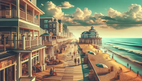 Virginia Beach Boardwalk images