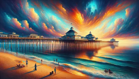 Virginia Beach Fishing Pier images