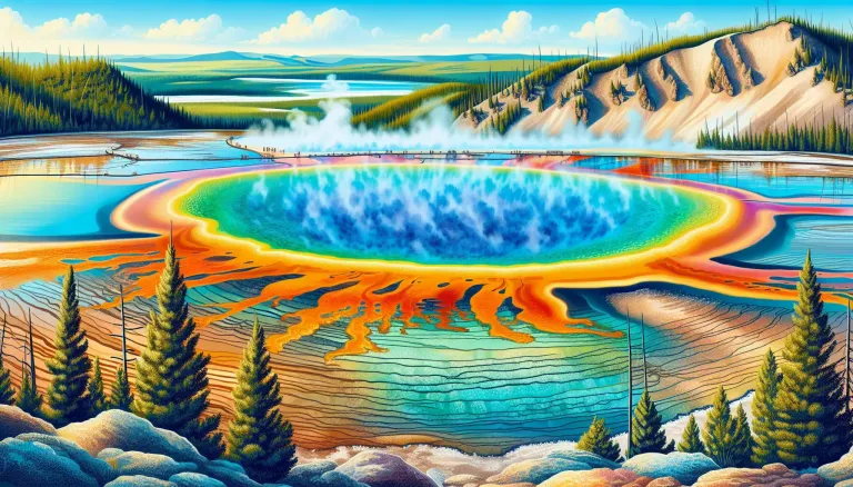 Grand Prismatic Spring images