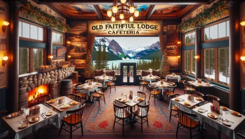 Old Faithful Lodge Cafeteria images