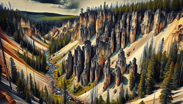 Sheepeater Cliffs images