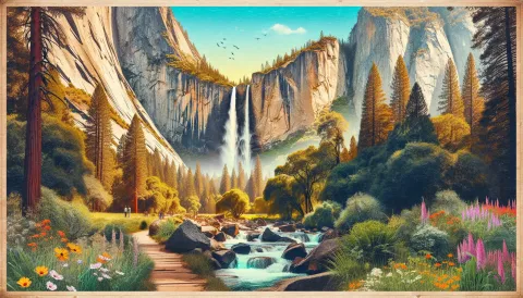 Bridalveil Falls Trailhead images