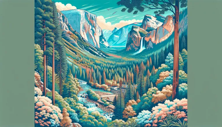 Yosemite Falls Vantage Point images