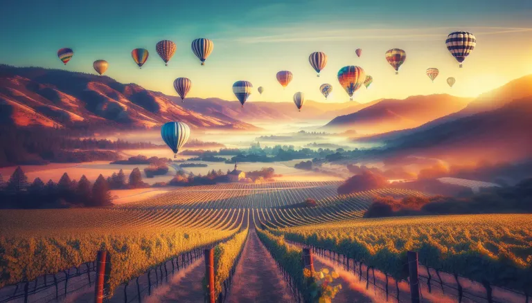 Napa Valley Hot Air Balloons images