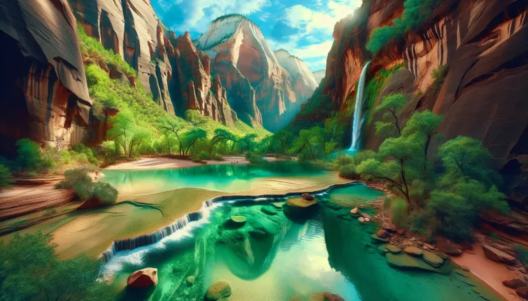 Emerald Pools images