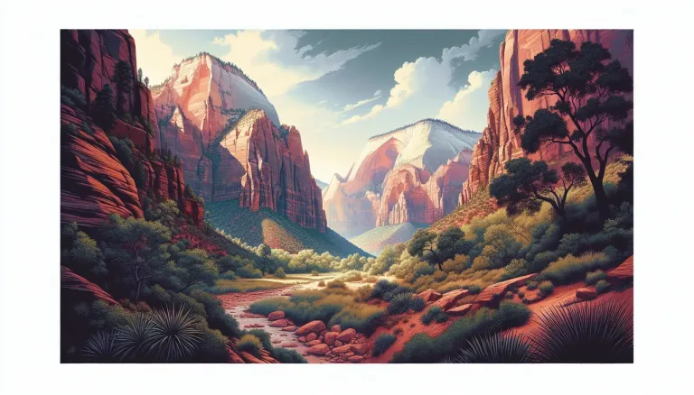 Zion National Park East Entrance images