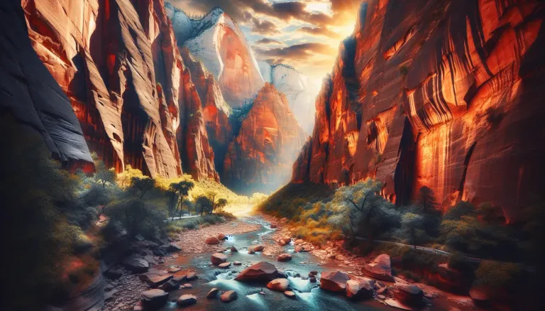 Zion National Park River Walk images